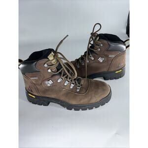 ASCEND MC717 Bone Dri Mens Size 10M Brown Leather 6" Waterproof Hiking Boots